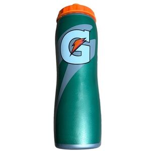 Gatorade 32 oz gator skin contour bottle green classic sports